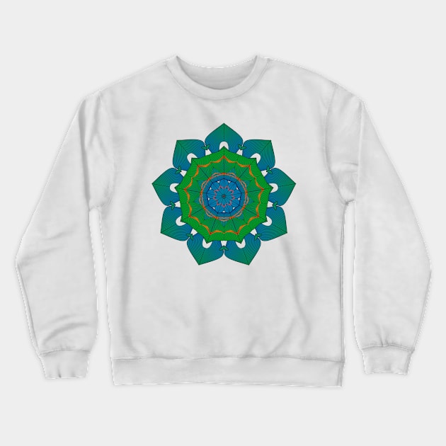 Lotus Crewneck Sweatshirt by angelocerantola